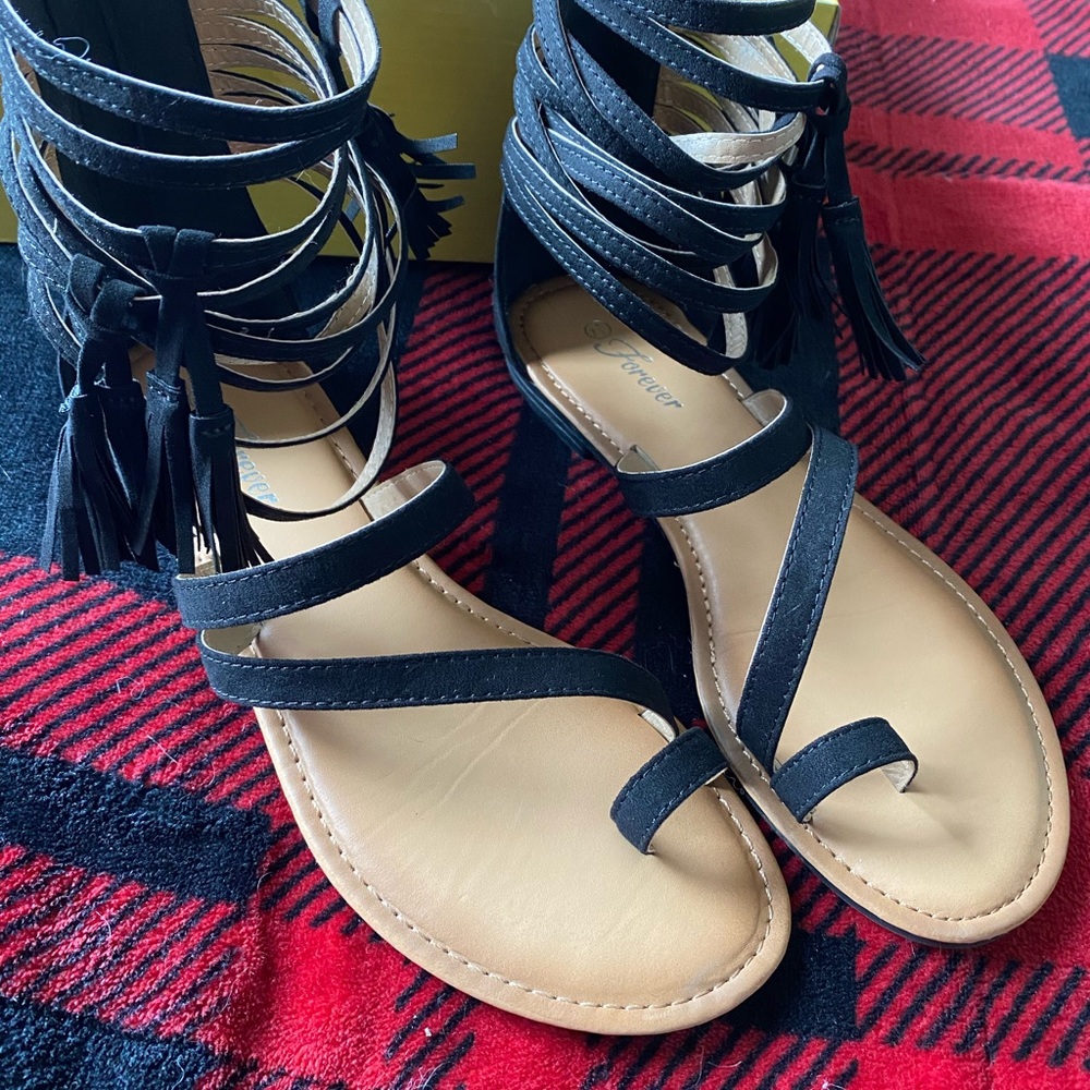Forever wrap sandal